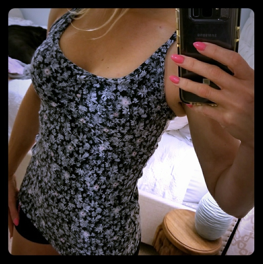 {CALIA} Carrie Underwood Floral Tank